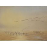 *Local Interest* Attributed to Colin Whittle (British 20th Century) Watercolour 'Estuary Dawn'