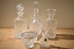 A selection of 20th-century crystal cut glassware, to feature a German Princess House lead crystal