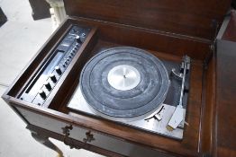 A vintage radiogram , Dynatron SRX26, containing Goldring Lenco GL72 Turntable (no speakers)