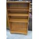 A vintage teak laminate bookshelf, dimensions approx. height 141 width 80 depth 32cm - Image 1 of 3