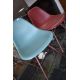 A pair of modern designer chairs, by Vitra after Eames, having dark maple legs, in ocean and oxide - Image 1 of 3