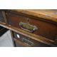 A Victorian oak pedestal desk, having later leather inset (skiver) top, approx. 120 x 60cm - Image 2 of 3