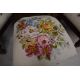 A set of four Victorian mahogany balloon back dining chairs having later tapestry foliate decoration - Image 4 of 4