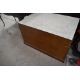 A traditional part painted pine bedding box, dimensions approx. 77 x 52 x 46cm - Image 1 of 2