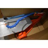 A Hegner electric fretsaw/scroll saw, with foot speed control . A fully working item, has been