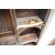 A period oak dresser back having carved decoration to panels, some damage to shelves. Width - Image 2 of 3