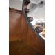 A Victorian oak bookcase in the Gothic style, labelled to reverse for Christopher Pratt & Sons, - Image 4 of 9