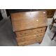 An Edwardian mahogany bureau of small proportions having typical drop flap over three long drawers - Image 1 of 2