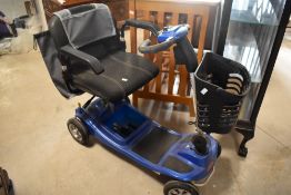 A mobility scooter (no battery)