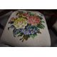 A set of four Victorian mahogany balloon back dining chairs having later tapestry foliate decoration - Image 3 of 4