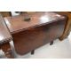 A 19th Century mahogany drop leaf dining table, having turned column and quadruple carved shaped - Image 1 of 2
