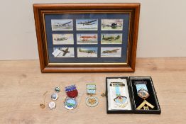 Of local interest, a small selection of Masonic medals, pertaining to Cumberland, Westmorland and