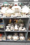 A large quantity of 20th-century Royal Albert 'Old Country Rose' bone china wares, with additional