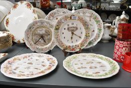 Six contemporary Royal Doulton ceramic 'Brambly Hedge' plates, featuring four seasonal calendar