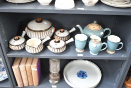 A selection of vintage Denby stoneware, to feature 'Luxor' and 'The Bourne Studio Collection', to