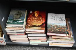 A large quantity of 20th-century hardback books, with titles pertaining to British Maritime history,