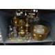 A quantity of late 19th to early 20th-century metalware, to feature a large brass pot with cast iron - Image 1 of 4