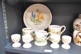 A selection of Emma Bridgewater Spring/Easter pottery, to feature a 'Sweet Yellow Chick' half-pint
