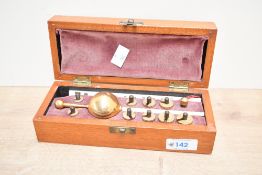 An early 20th-century G.H.Zeal Limited of London brass Sikes Hydrometer, used for measuring