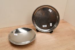 Of local interest, a 20th-century Keswick School of Industrial Arts (KSIA) stainless steel shallow