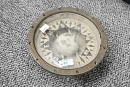 Thought to be late 19th-century to early 20th-century American Ritchie and Sons of Boston brass