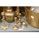 A quantity of late 19th to early 20th-century metalware, to feature a large brass pot with cast iron - Image 3 of 4