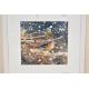 *Local Interest* Fiona Clucas (British Contemporary) Mixed media on paper 'Chaffinch, snow Falling', - Image 1 of 4