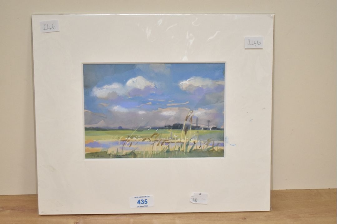 *Local Interest* Fiona Clucas (British Contemporary) Mixed media on paper 'Hot Summers Day - Image 2 of 4