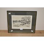 *Local Interest* After Bernard Eyre Walker (British 1887-1972) Drypoint etching 'Near Low