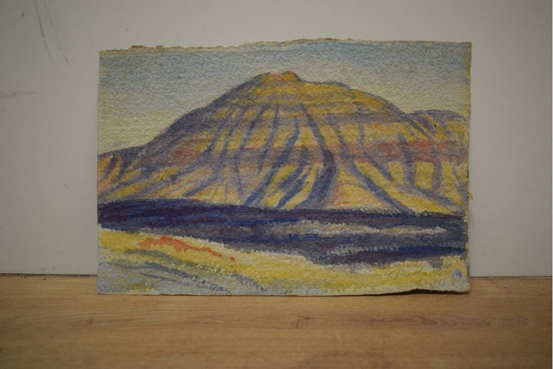 *Local Interest* Tom Dearden (British 1942-2020) Watercolour, a mountain study, signed and dated ( - Image 7 of 8