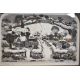 After Graham Clarke (British b1947) limited edition coloured etching 'snowdrop' stylised village - Image 3 of 5
