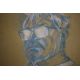 *Local Interest* Tom Dearden (British 1942-2020) Pastel on board, Self portrait as an elderly man in - Image 3 of 5