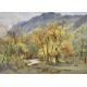 *Local Interest* Henry Robinson Wilkinson (British 1884 - 1975) Watercolour, a late summer Lake - Image 1 of 3