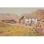 *Local Interest* R Martin Tomlinson (British b.1945) Watercolour 'Yew Tree Farm Coniston', a Lake