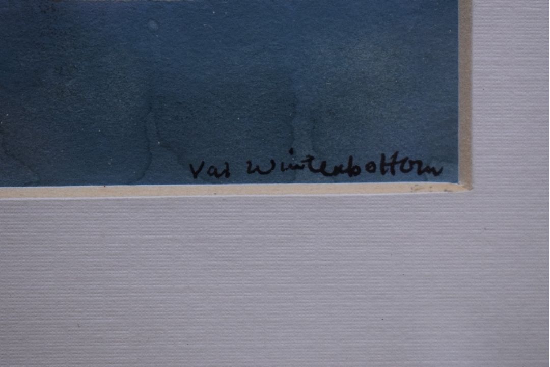 *Local Interest* Val Winterbottom (British Contemporary) Watercolour triptych, comprising of - Image 4 of 5