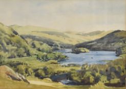 *Local Interest* William Dodd (British 1908 - 1981) Watercolour, a Lake District landscape, a view