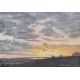 *Local Interest* T Leslie Hawkes (20th Century) Watercolour 'Winter Sunset on The Duddon from High - Image 1 of 4