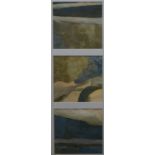 *Local Interest* Val Winterbottom (British Contemporary) Watercolour triptych, comprising of