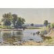 *local interest* Reginald Aspinwall (British 1858-1921) watercolour 'An Autumn Afternoon on The - Image 1 of 5