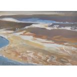 *Local Interest* Fiona Clucas (British Contemporary) Mixed media on paper 'Sands, Jenny Browns