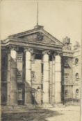 A collection of three 19th Century copper plate etchings, to include two architectural studies and a