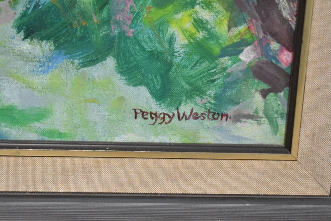 *Local Interest* Peggy Weston (British 20th Century) Oil on canvas, a vibrant Lake District - Image 3 of 5