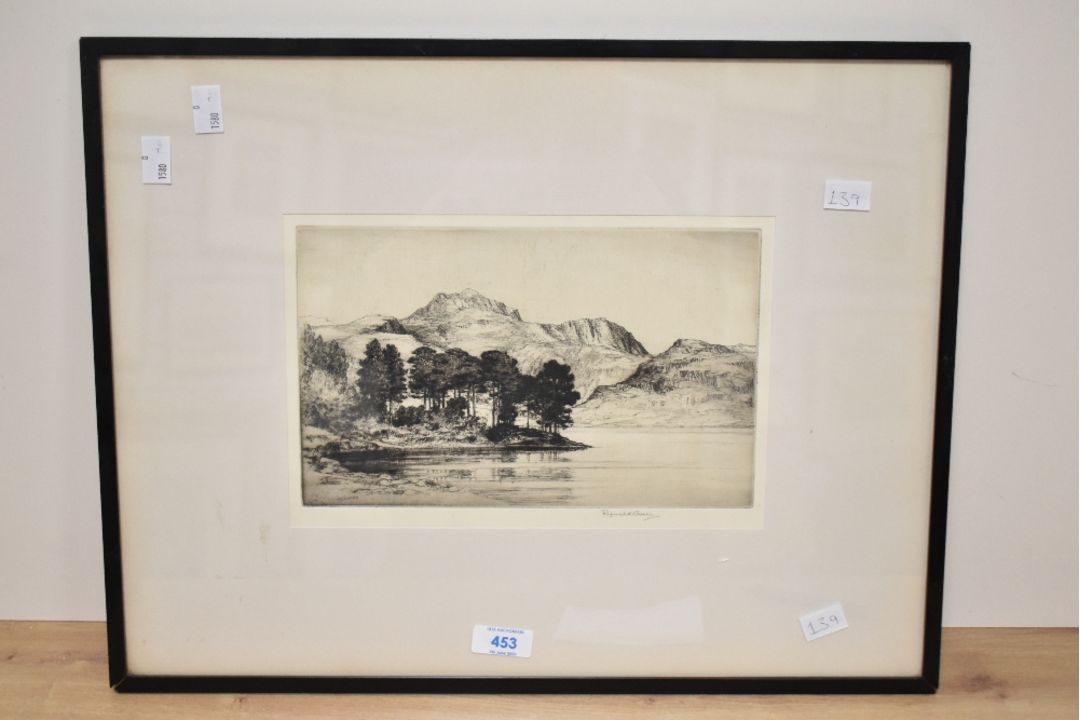*Local Interest* After Reginald Green (British 1884 - 1971) Drypoint Etching 'Blea Tarn and Langdale - Image 2 of 4