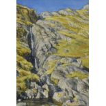 *Local Interest* Jill M Aldersley (British 1943-2007) Watercolour 'Cam Spout, Eskdale', a Lake
