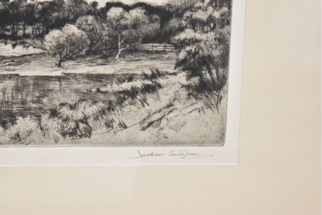*Local Interest* After Jackson Henry Simpson (British 1893 - 1963) Drypoint Etching ' - Image 3 of 3