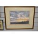 *Local Interest* T Leslie Hawkes (20th Century) Watercolour 'Winter Sunset on The Duddon from High - Image 2 of 4