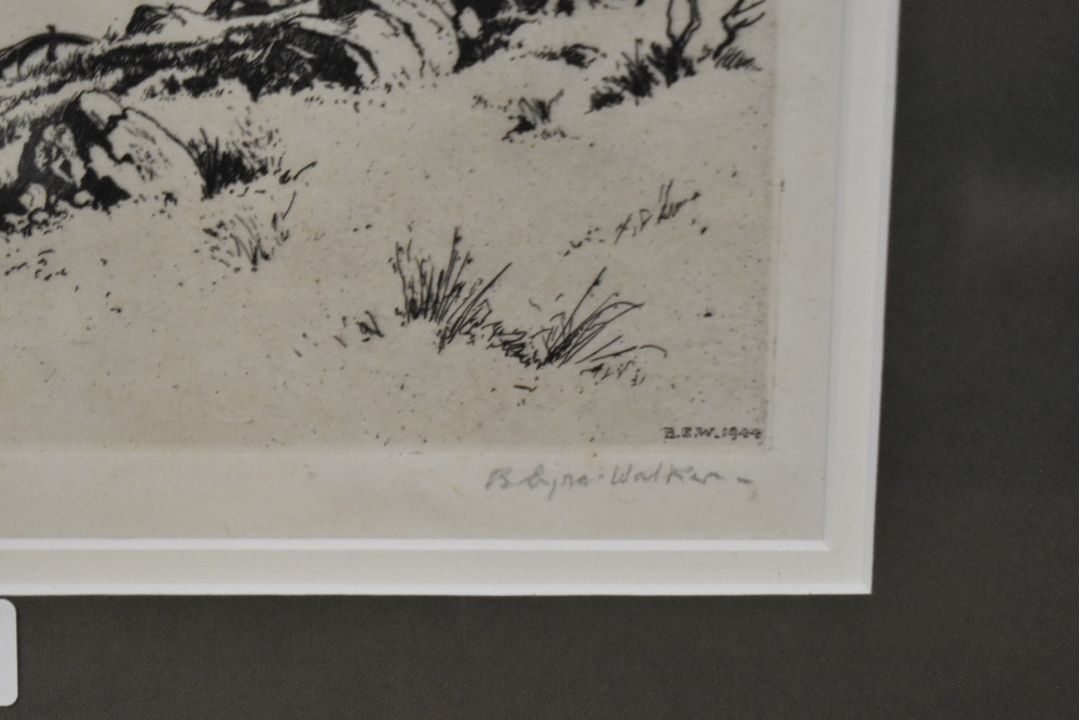 *Local Interest* After Bernard Eyre Walker (British 1887-1972) Drypoint etching 'Near Low - Image 3 of 3