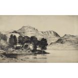 *Local Interest* After Reginald Green (British 1884 - 1971) Drypoint Etching 'Blea Tarn and Langdale