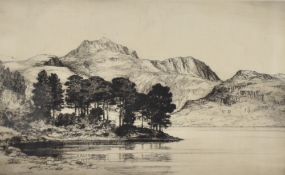 *Local Interest* After Reginald Green (British 1884 - 1971) Drypoint Etching 'Blea Tarn and Langdale