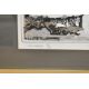 After Graham Clarke (British b1947) limited edition coloured etching 'snowdrop' stylised village - Image 5 of 5